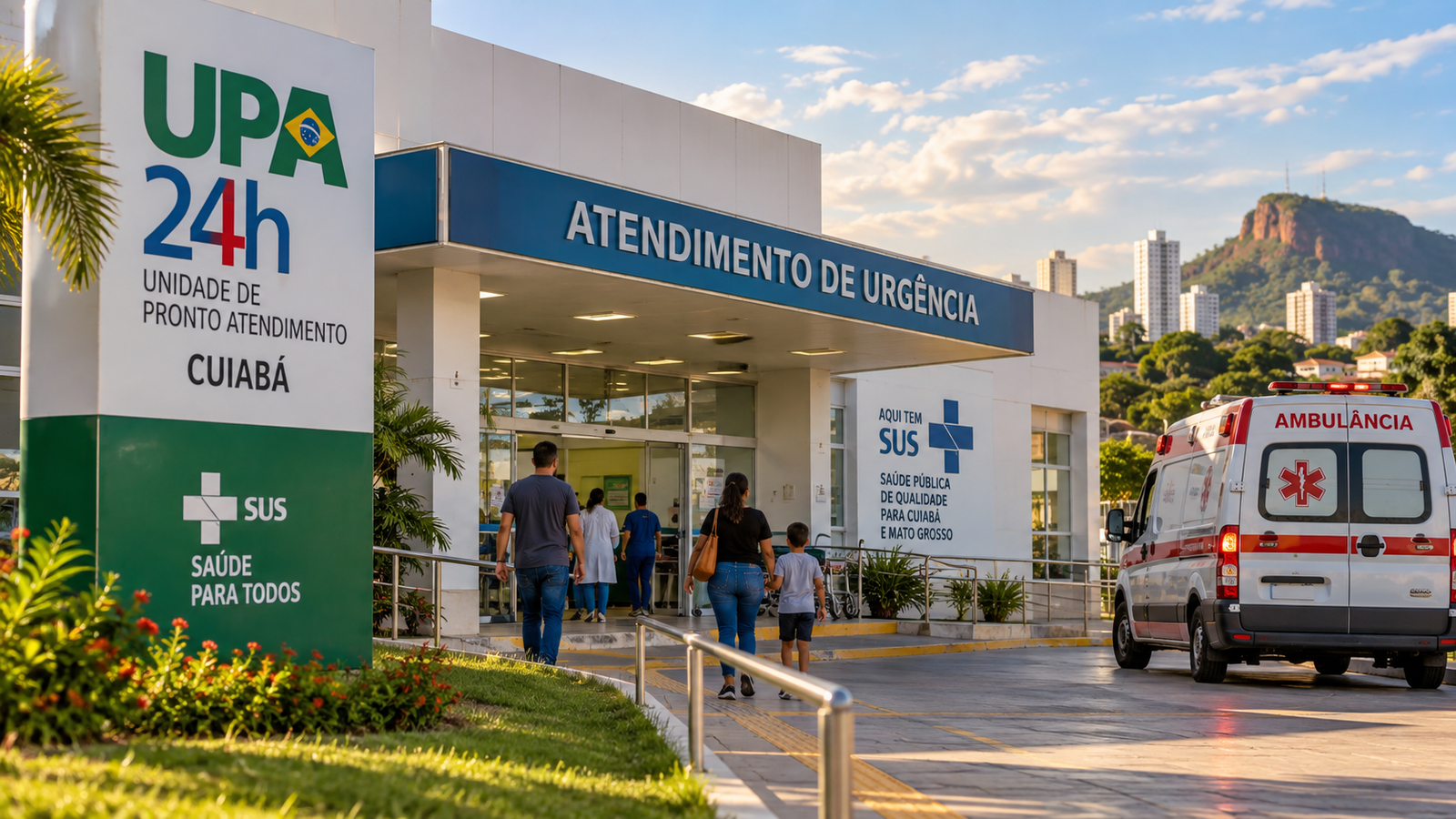 Atendimento de saúde em UPA de Cuiabá